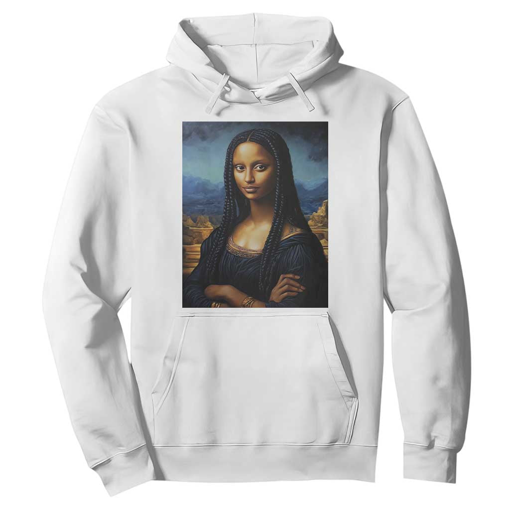 Black Women Pride Hoodie Melanin Mona Lisa Afro Queen Aesthetic Black History