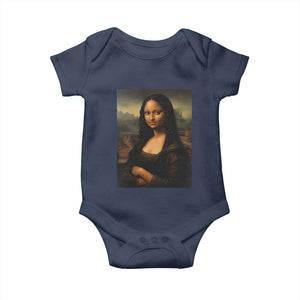 Black Mona Lisa Baby Onesie Melanin Pretty Aesthetic Black History