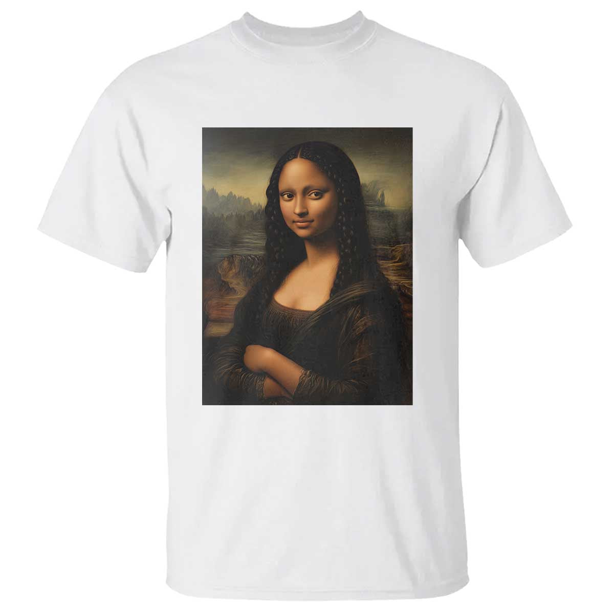 Black Mona Lisa T Shirt Melanin Pretty Aesthetic Black History