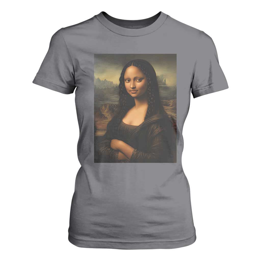 Black Mona Lisa T Shirt For Women Melanin Pretty Aesthetic Black History