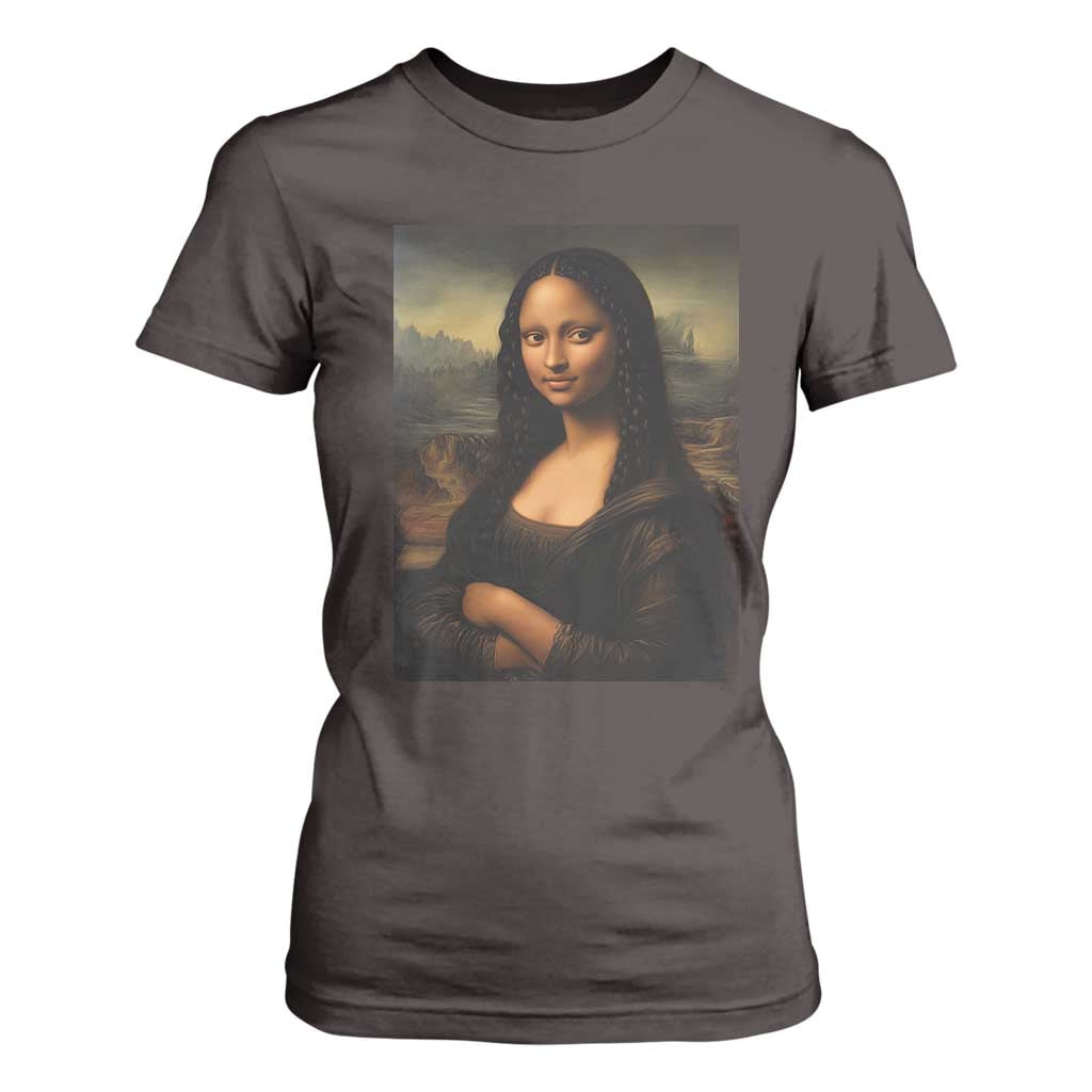 Black Mona Lisa T Shirt For Women Melanin Pretty Aesthetic Black History
