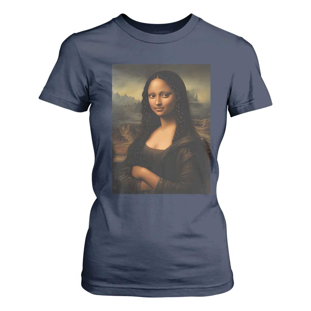Black Mona Lisa T Shirt For Women Melanin Pretty Aesthetic Black History