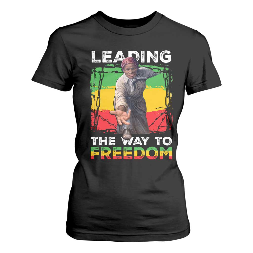 Harriet Tubman T Shirt For Women Leading The Way To Freedom Black History