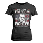 Malcolm X T Shirt For Women A Man Who Stands For Nothing Will Fall For Anything