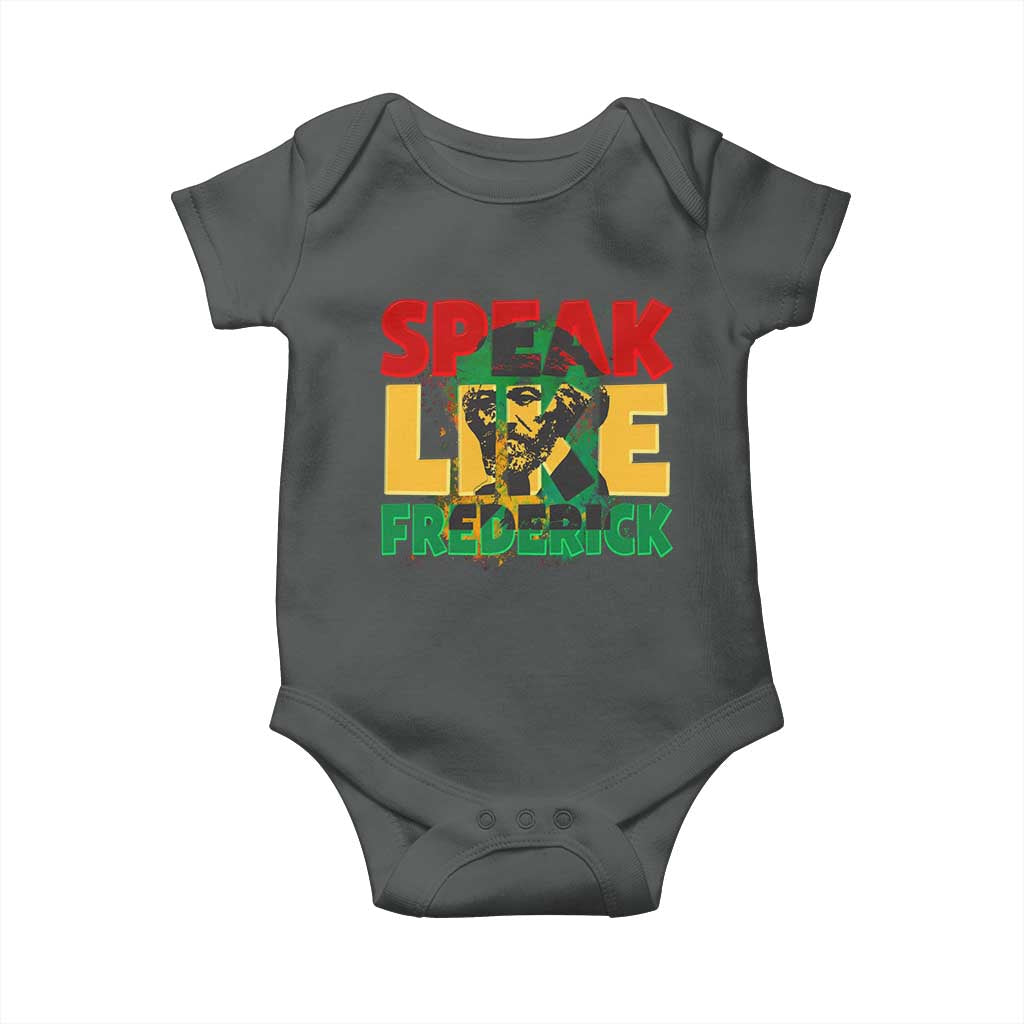 Speak Like Frederick Douglass Baby Onesie Black History Month