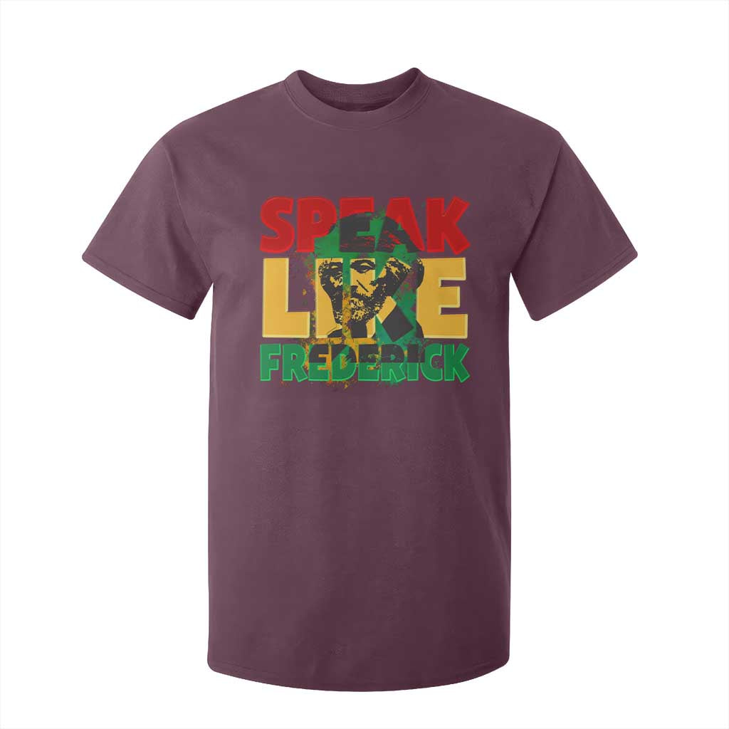 Speak Like Frederick Douglass T Shirt For Kid Black History Month