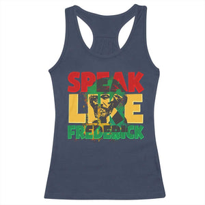 Speak Like Frederick Douglass Racerback Tank Top Black History Month