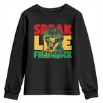 Speak Like Frederick Douglass Youth Sweatshirt Black History Month