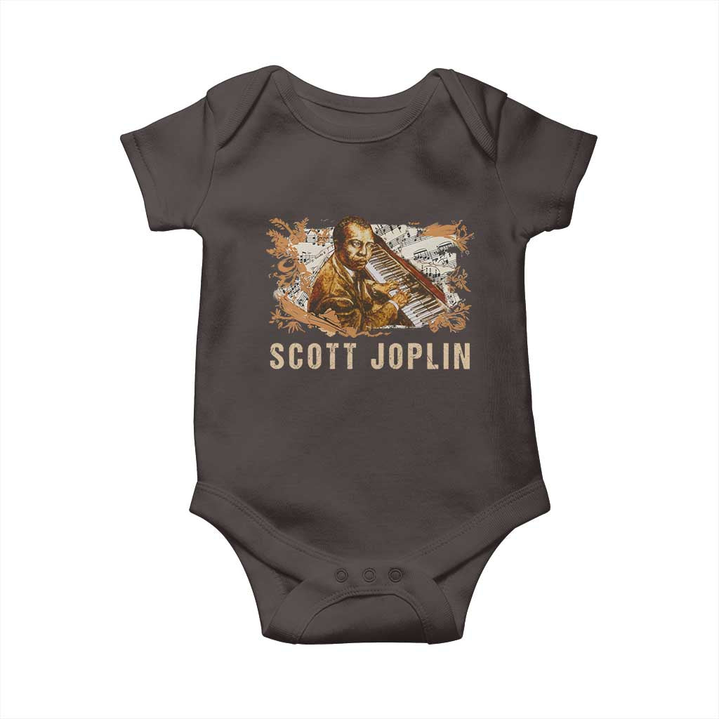 Scott Joplin Baby Onesie Afro Classical Music Composer Black History