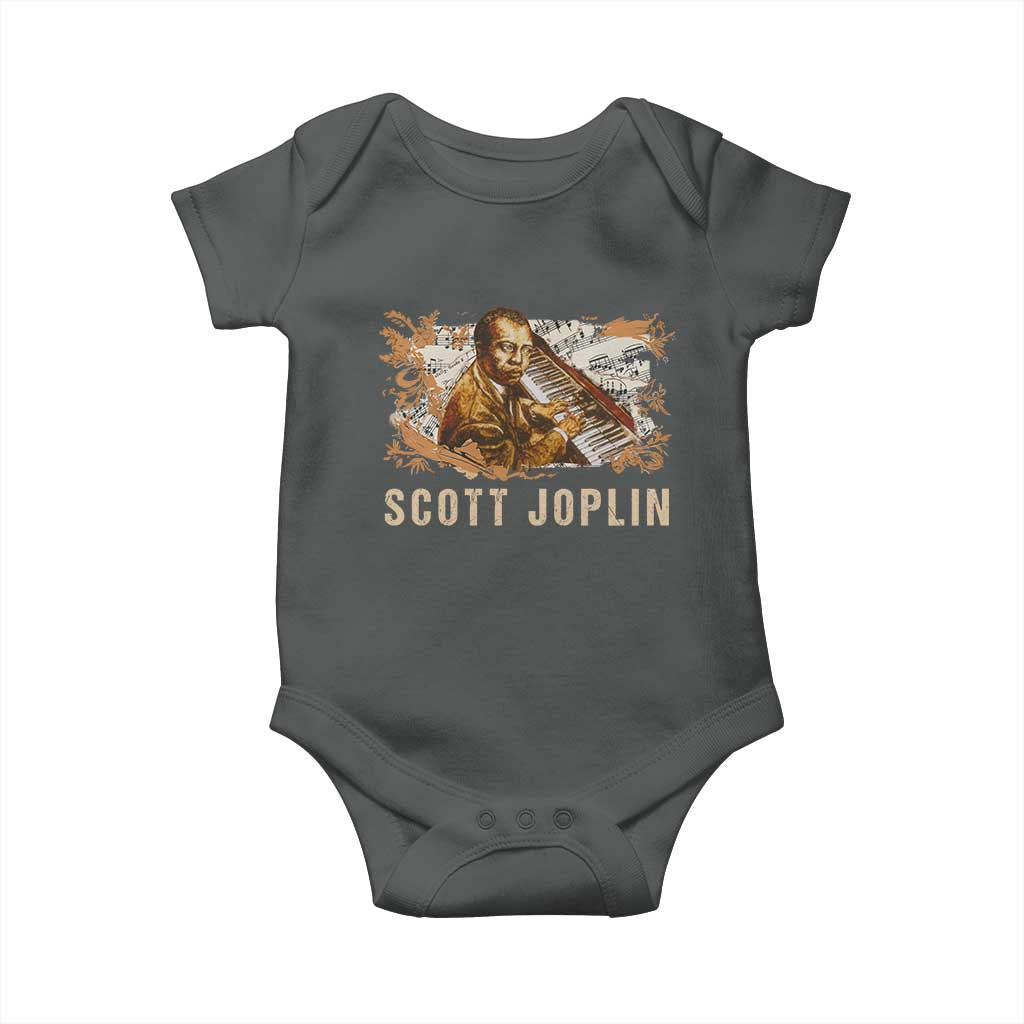 Scott Joplin Baby Onesie Afro Classical Music Composer Black History