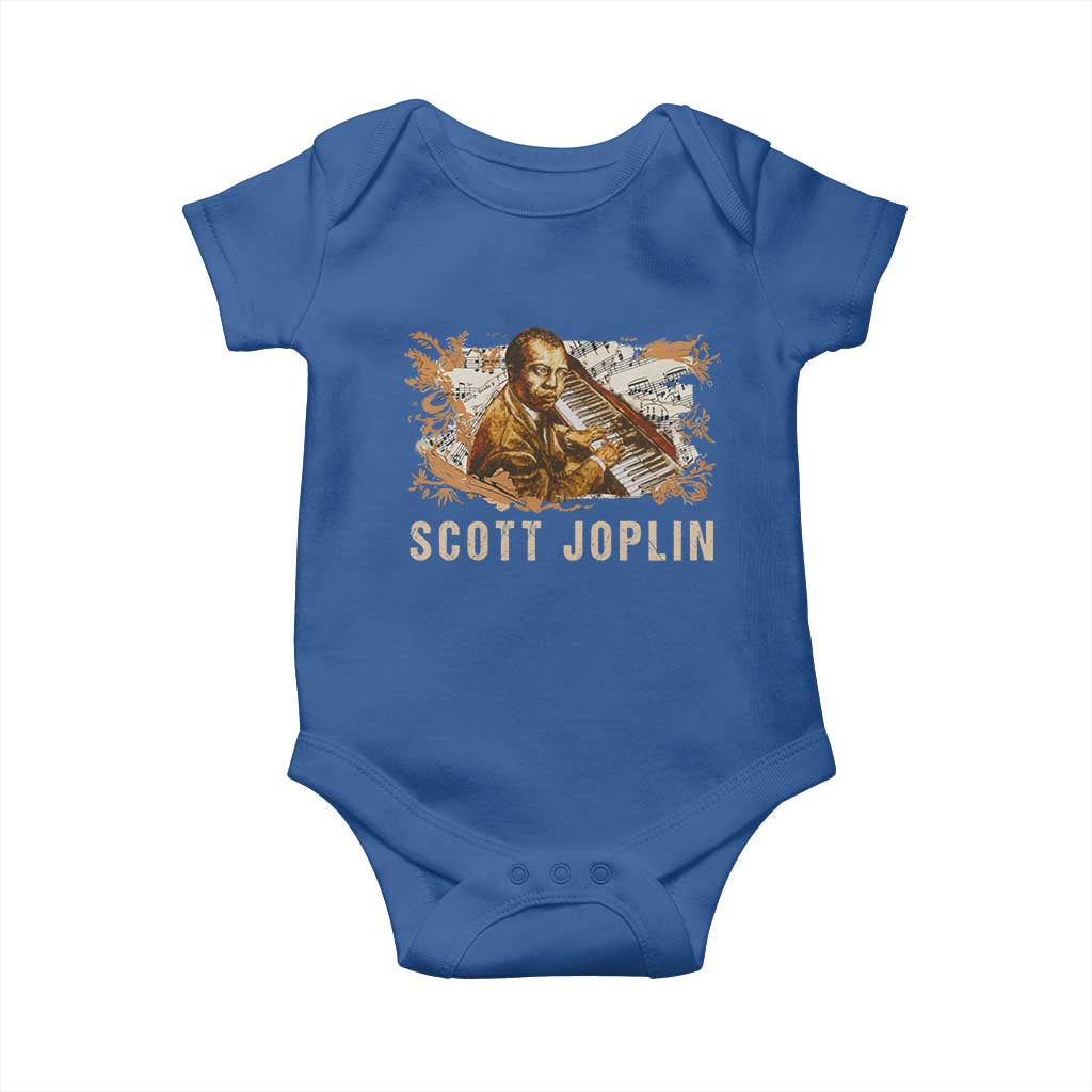 Scott Joplin Baby Onesie Afro Classical Music Composer Black History