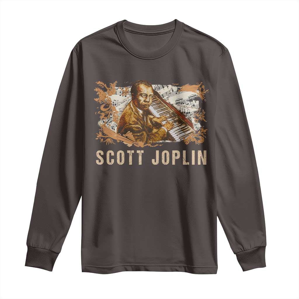Scott Joplin Long Sleeve Shirt Afro Classical Music Composer Black History