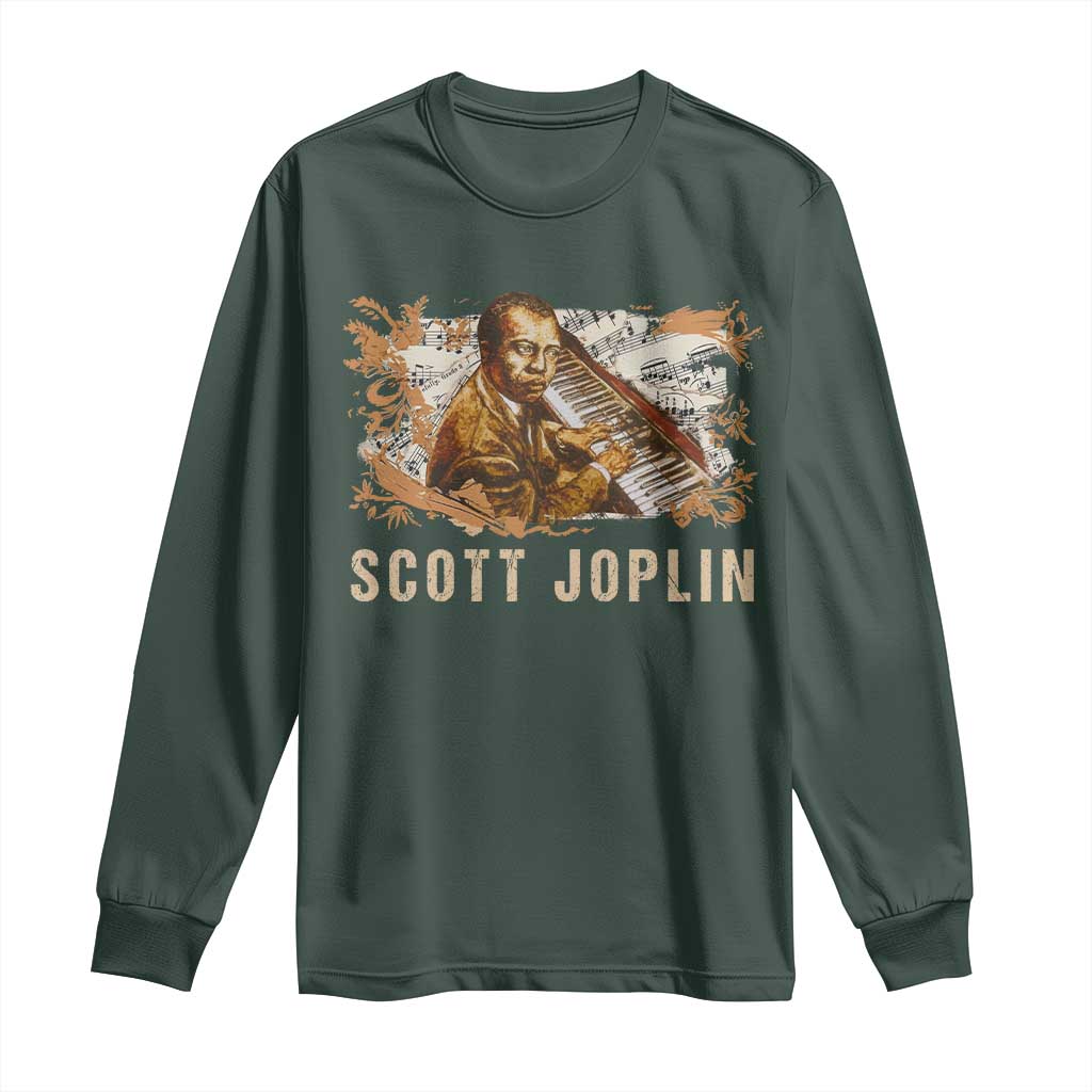 Scott Joplin Long Sleeve Shirt Afro Classical Music Composer Black History