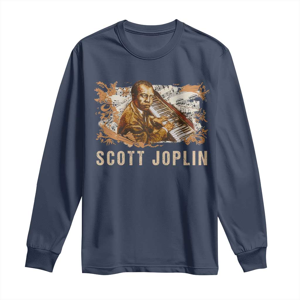 Scott Joplin Long Sleeve Shirt Afro Classical Music Composer Black History
