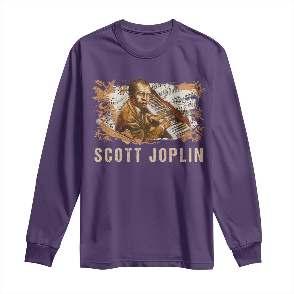 Scott Joplin Long Sleeve Shirt Afro Classical Music Composer Black History