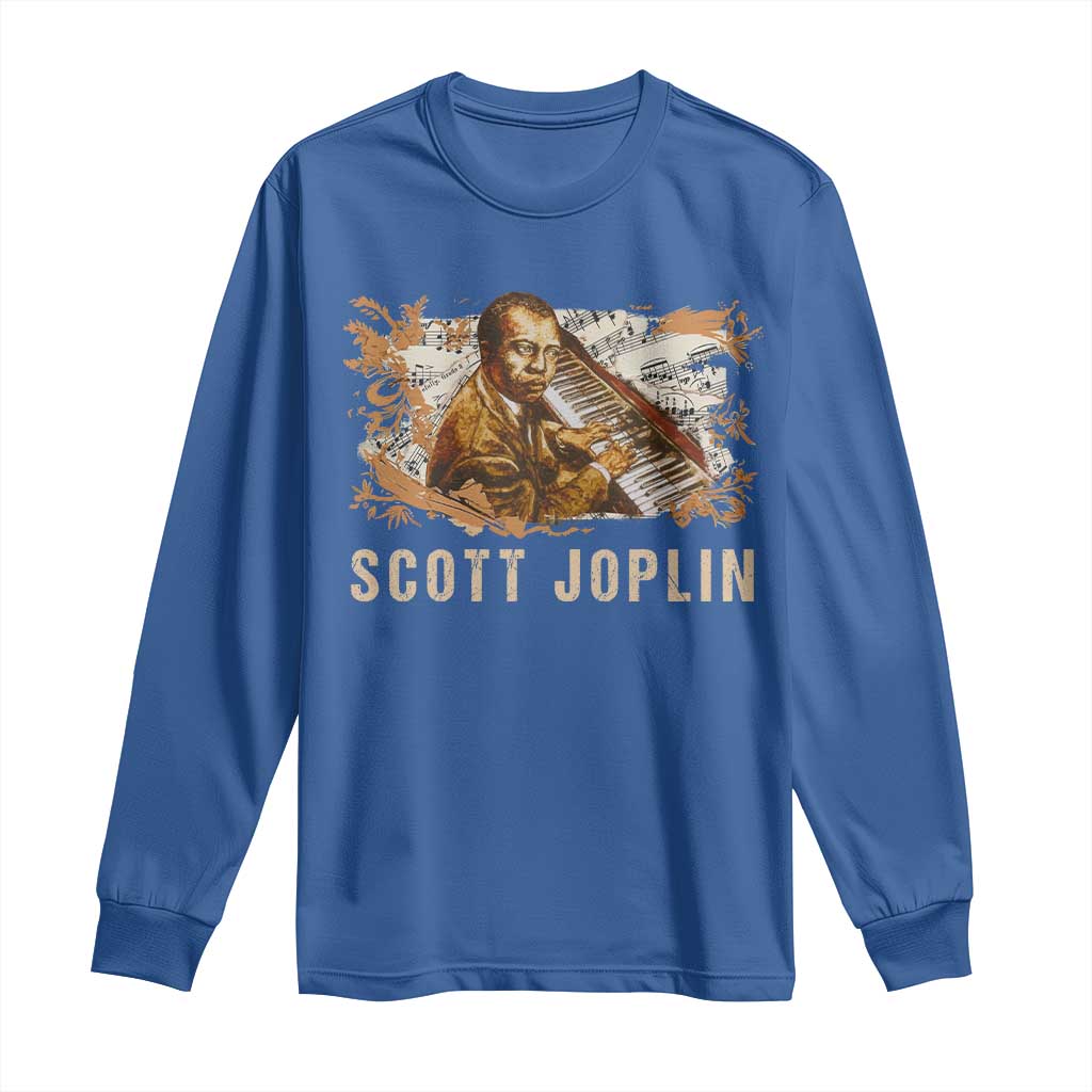 Scott Joplin Long Sleeve Shirt Afro Classical Music Composer Black History