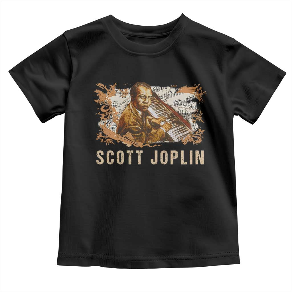 Scott Joplin Toddler T Shirt Afro Classical Music Composer Black History