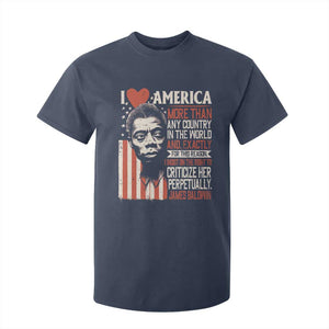 James Baldwin T Shirt For Kid I Love America More Than Any Country In The World