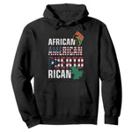 African American Puerto Rican Pride Hoodie