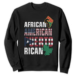 African American Puerto Rican Pride Sweatshirt