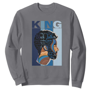 African American Dad Sweatshirt Black History King Father Melanin Pride