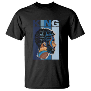 African American Dad T Shirt Black History King Father Melanin Pride