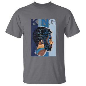 African American Dad T Shirt Black History King Father Melanin Pride