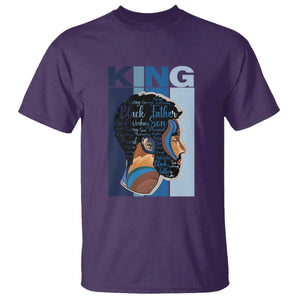 African American Dad T Shirt Black History King Father Melanin Pride