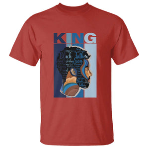 African American Dad T Shirt Black History King Father Melanin Pride