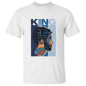 African American Dad T Shirt Black History King Father Melanin Pride