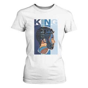 African American Dad T Shirt For Women Black History King Father Melanin Pride