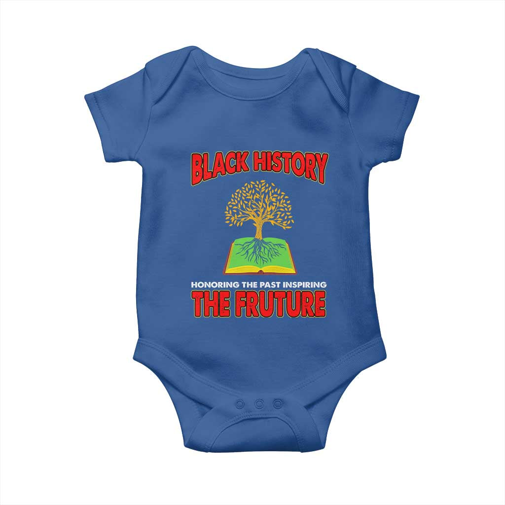 Black History Month Baby Onesie Honoring The Past Inspiring The Future Melanin Pride