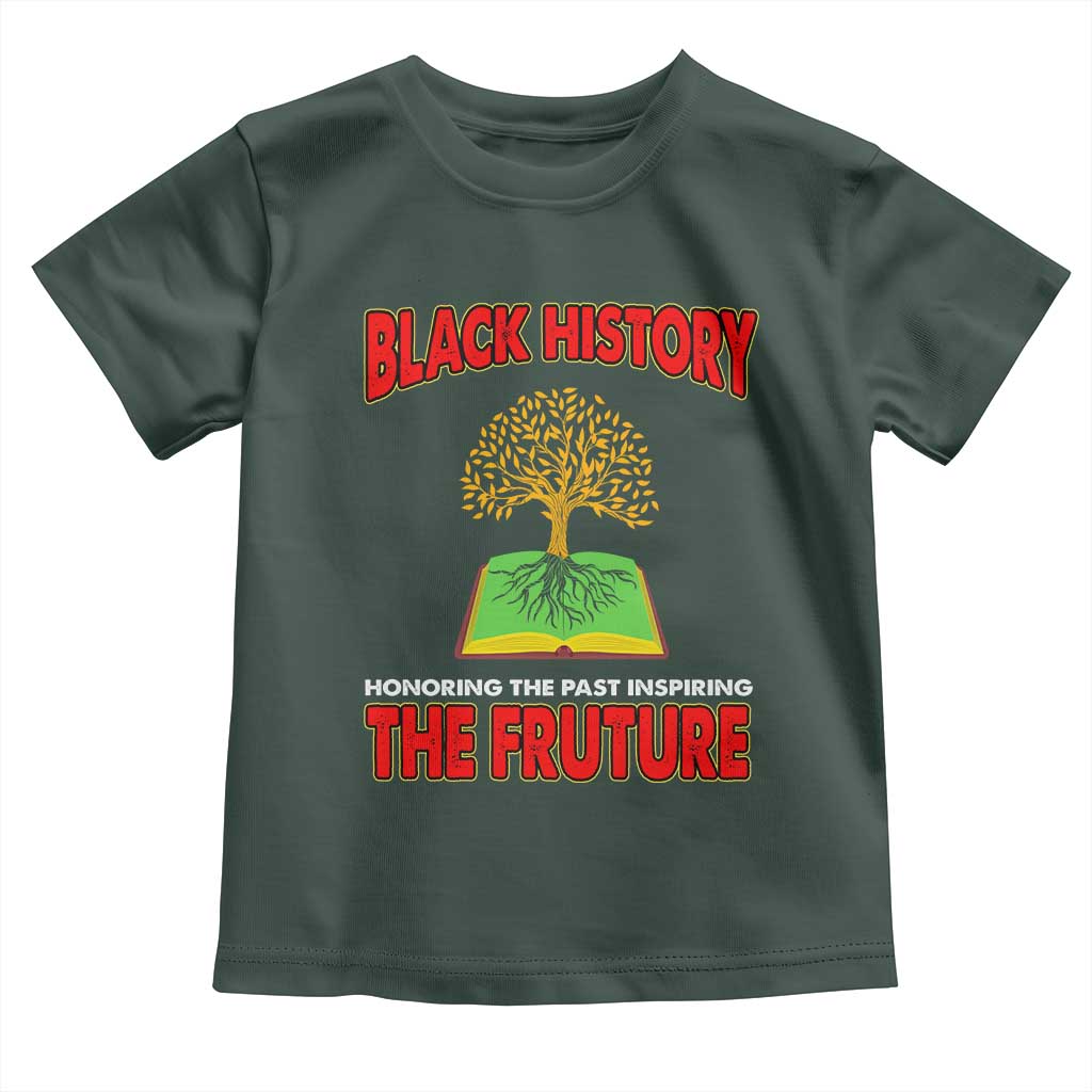 Black History Month Baby Shirt Honoring The Past Inspiring The Future Melanin Pride