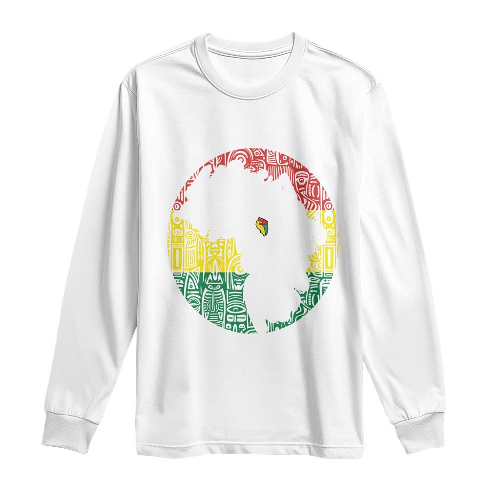 Black Pride Long Sleeve Shirt One Month Can't Hold Our History African American