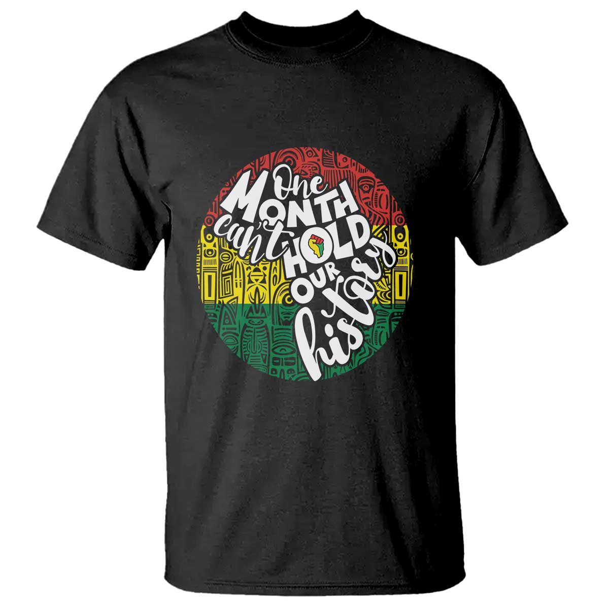 Black Pride T Shirt One Month Can't Hold Our History African American