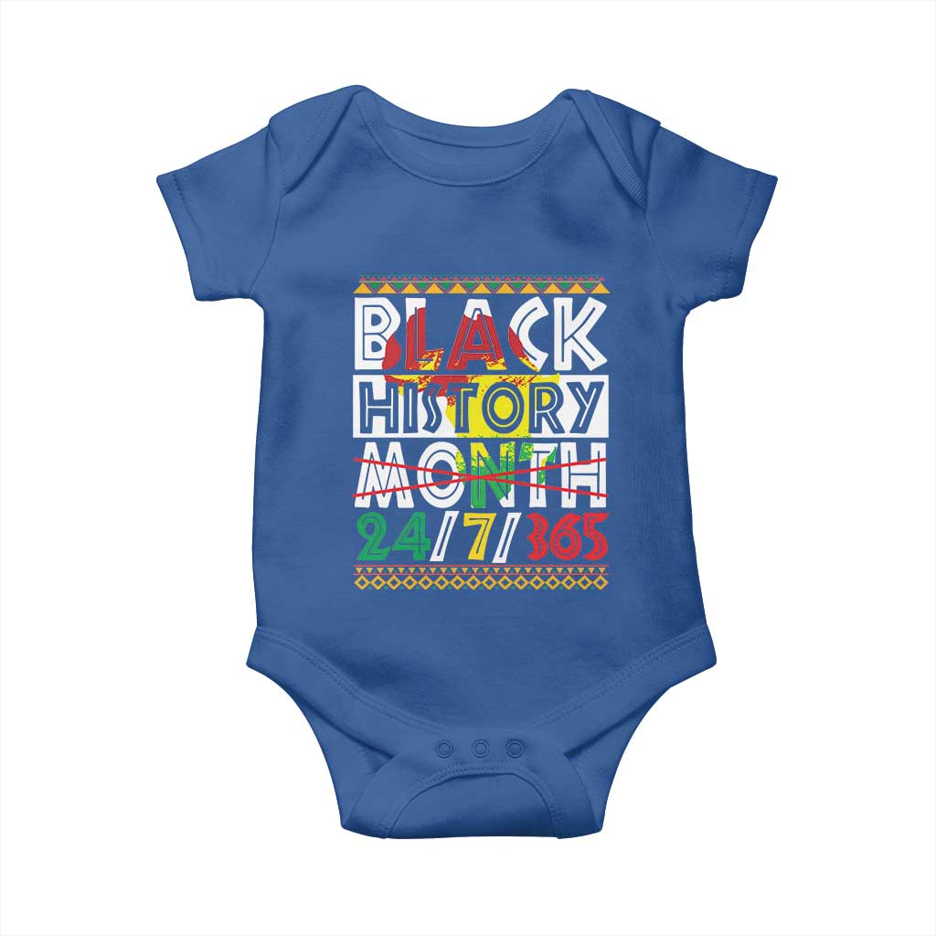 Black History Month Baby Onesie 24/7/365 Gift Pride African American