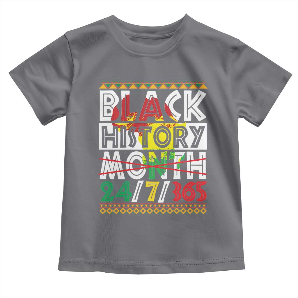 Black History Month Baby Shirt 24/7/365 Gift Pride African American