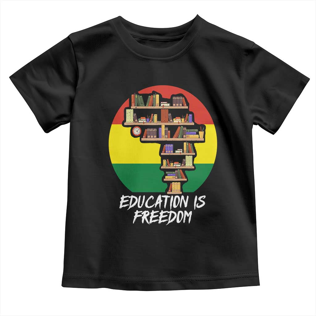 Black History Month Baby Shirt Education Is Freedom African Americans