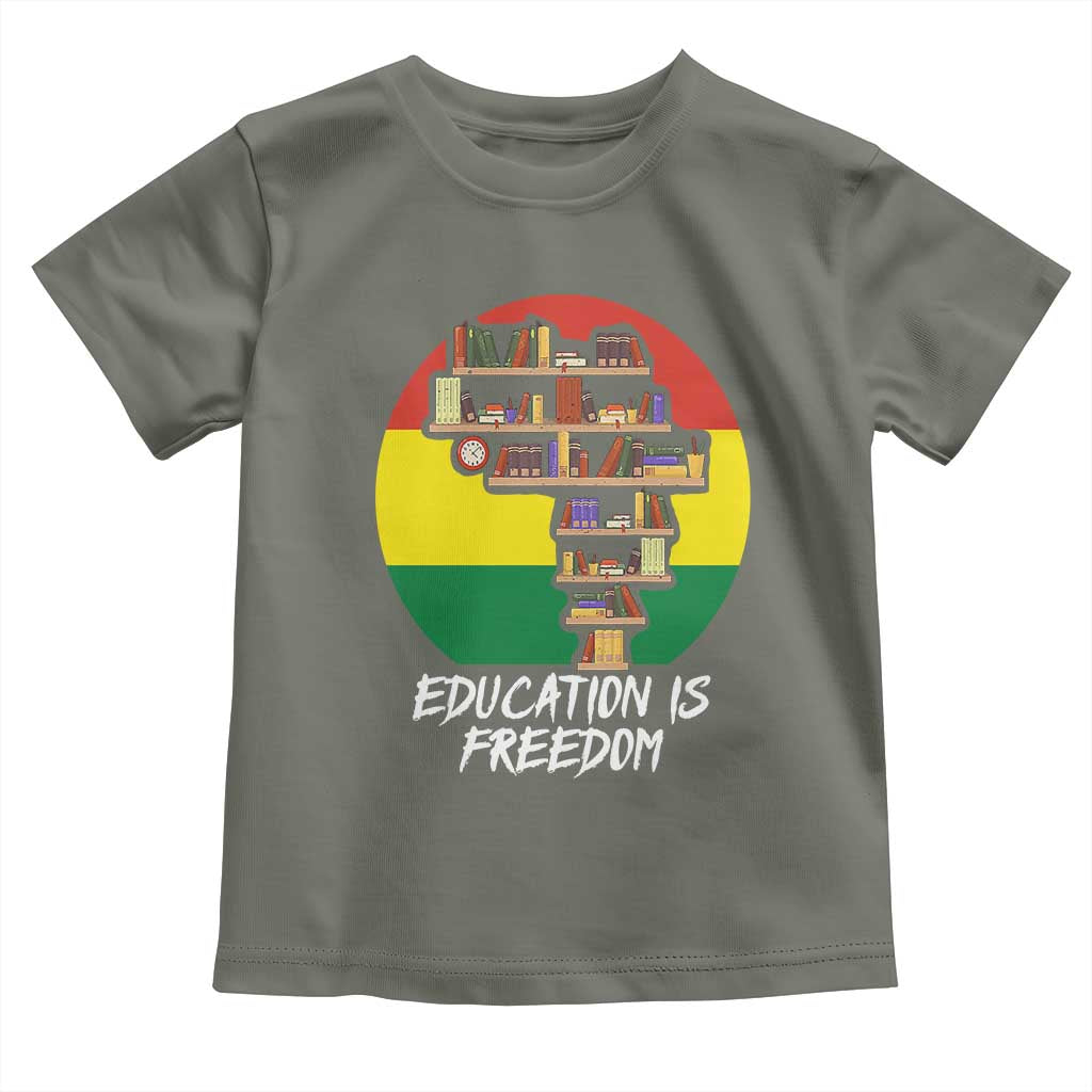 Black History Month Baby Shirt Education Is Freedom African Americans