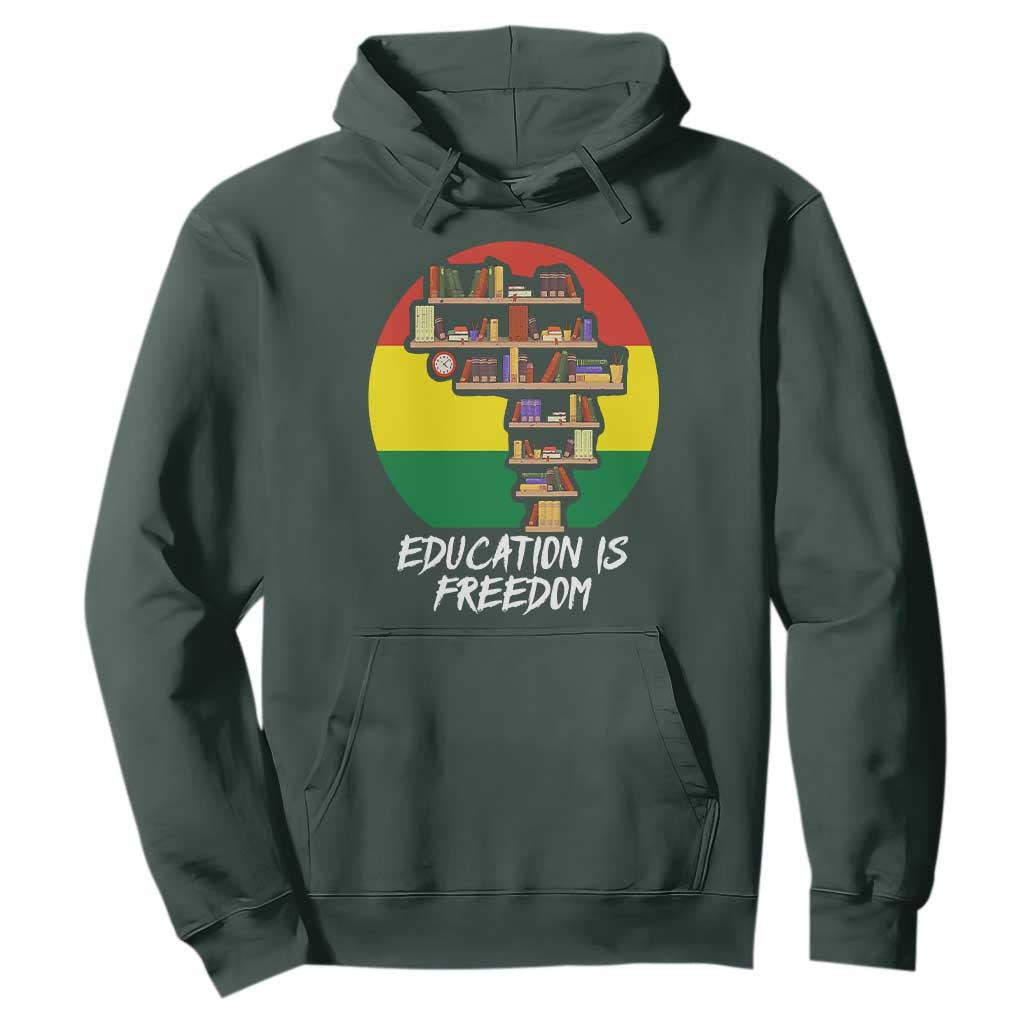 Black History Month Hoodie Education Is Freedom African Americans