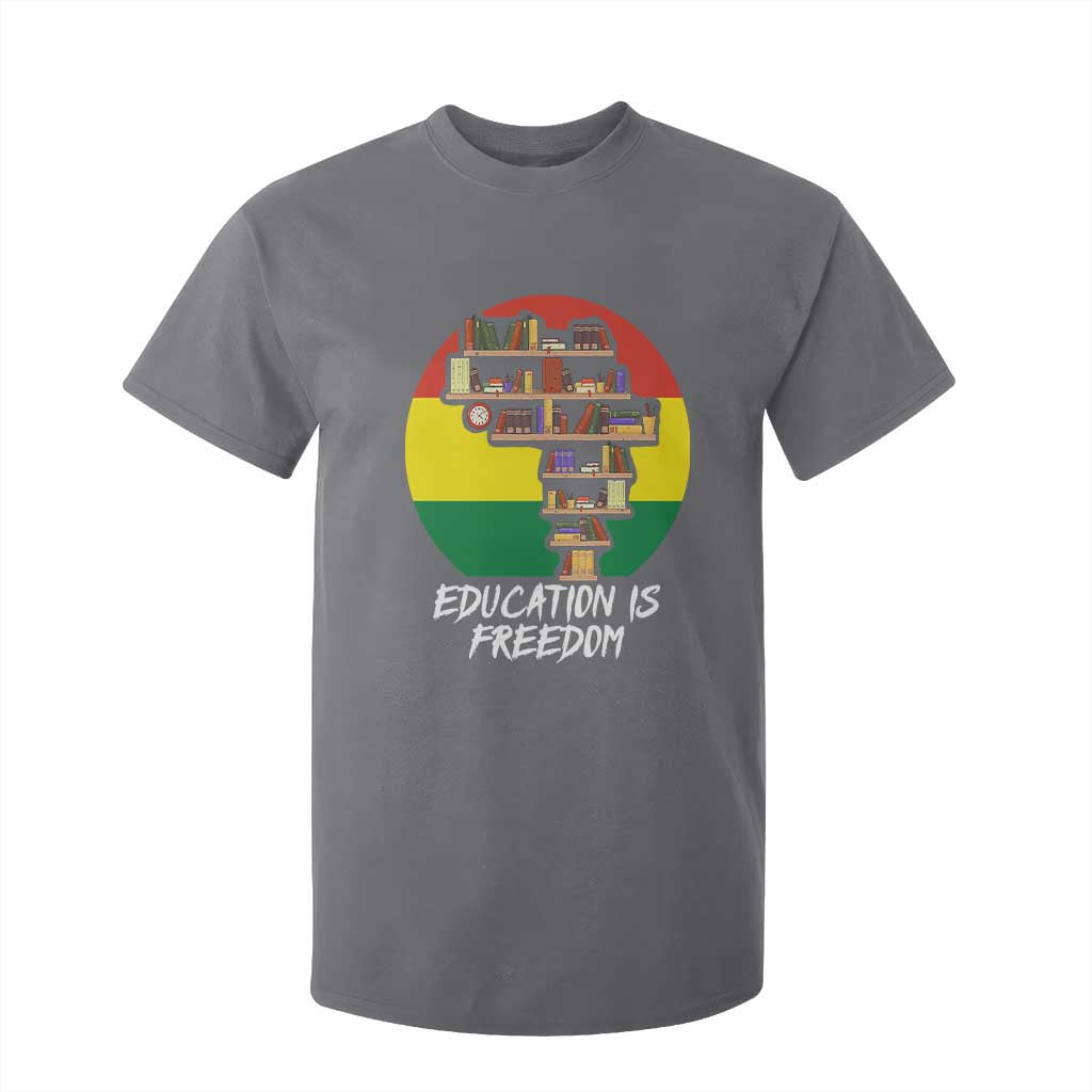 Black History Month T Shirt For Kid Education Is Freedom African Americans