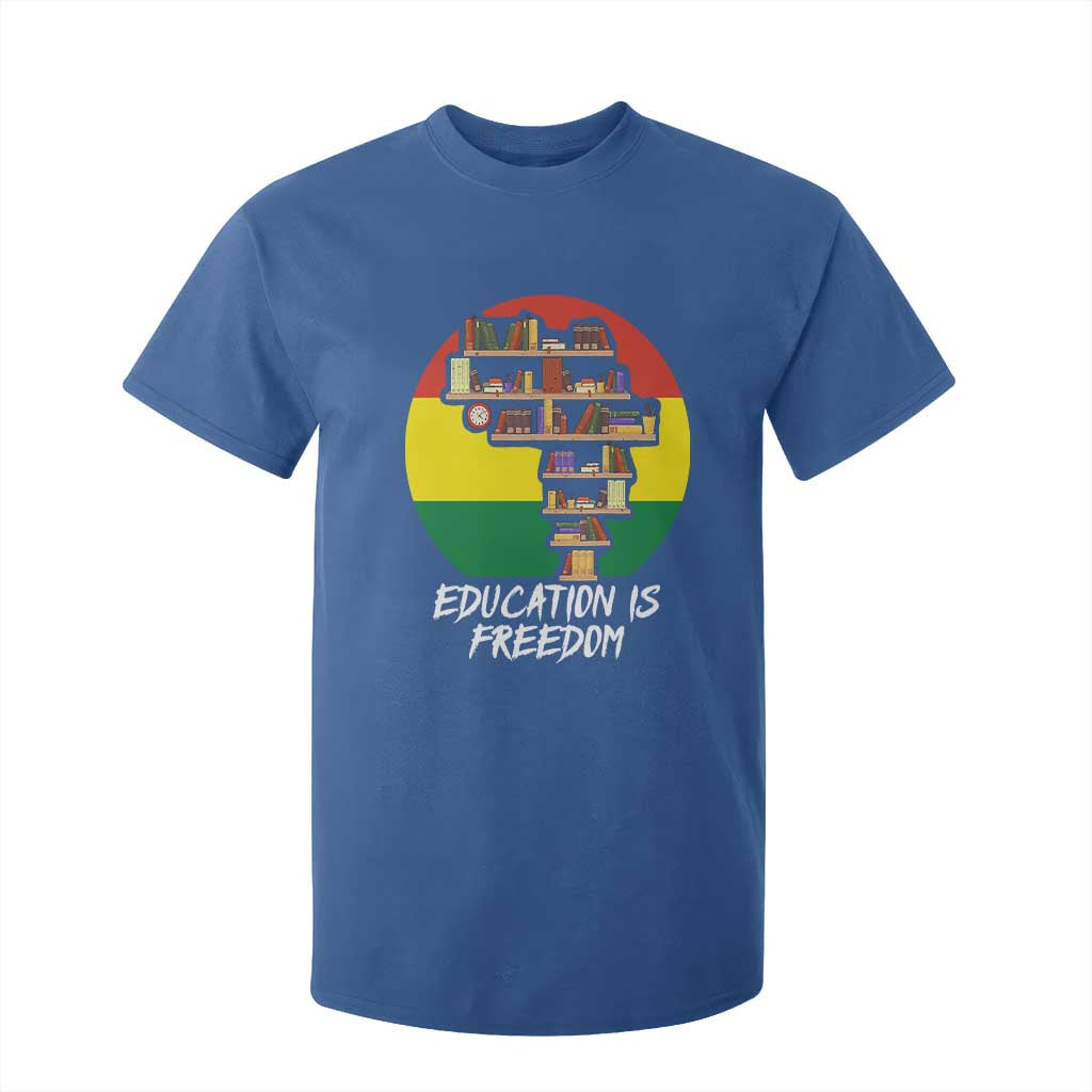 Black History Month T Shirt For Kid Education Is Freedom African Americans