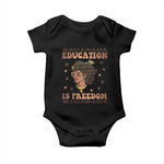 Black Teacher Baby Onesie Education Is Freedom Black History