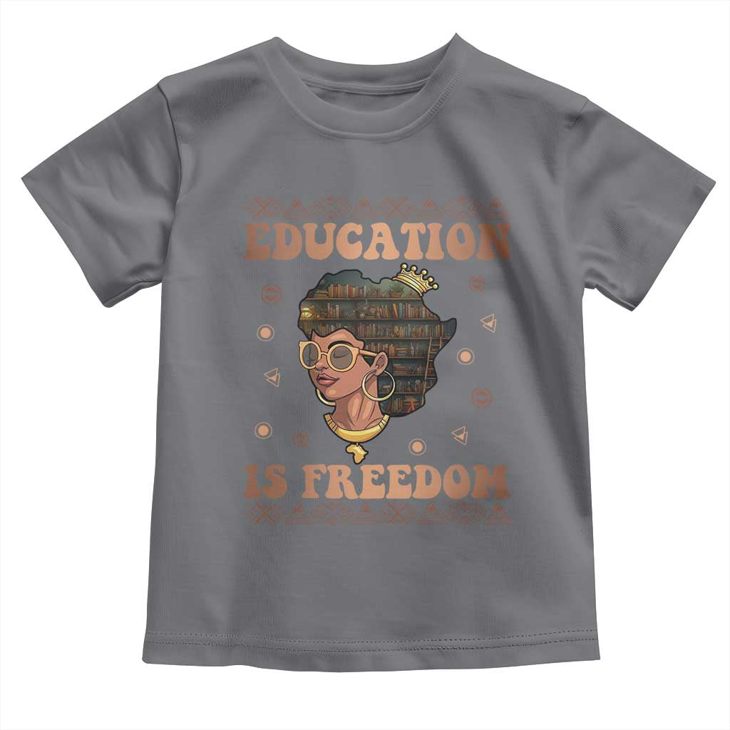 Black Teacher Baby Shirt Education Is Freedom Black History