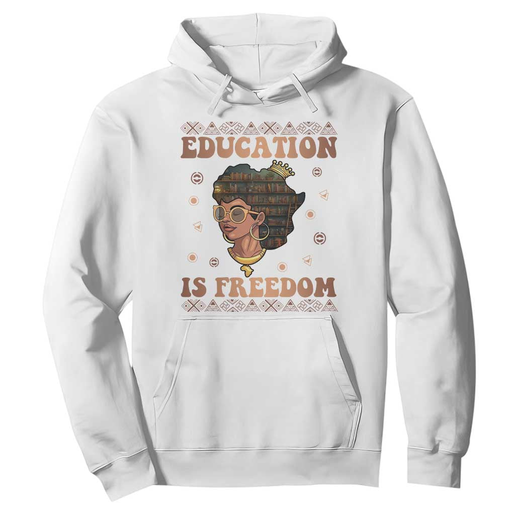 Black Teacher Hoodie Education Is Freedom Black History