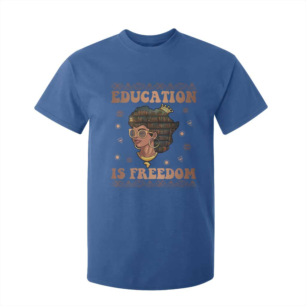 Black Teacher T Shirt For Kid Education Is Freedom Black History