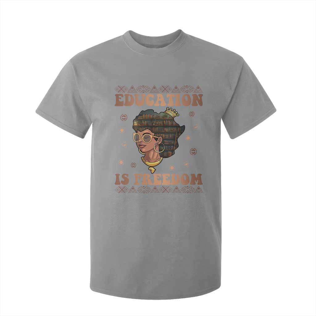 Black Teacher T Shirt For Kid Education Is Freedom Black History