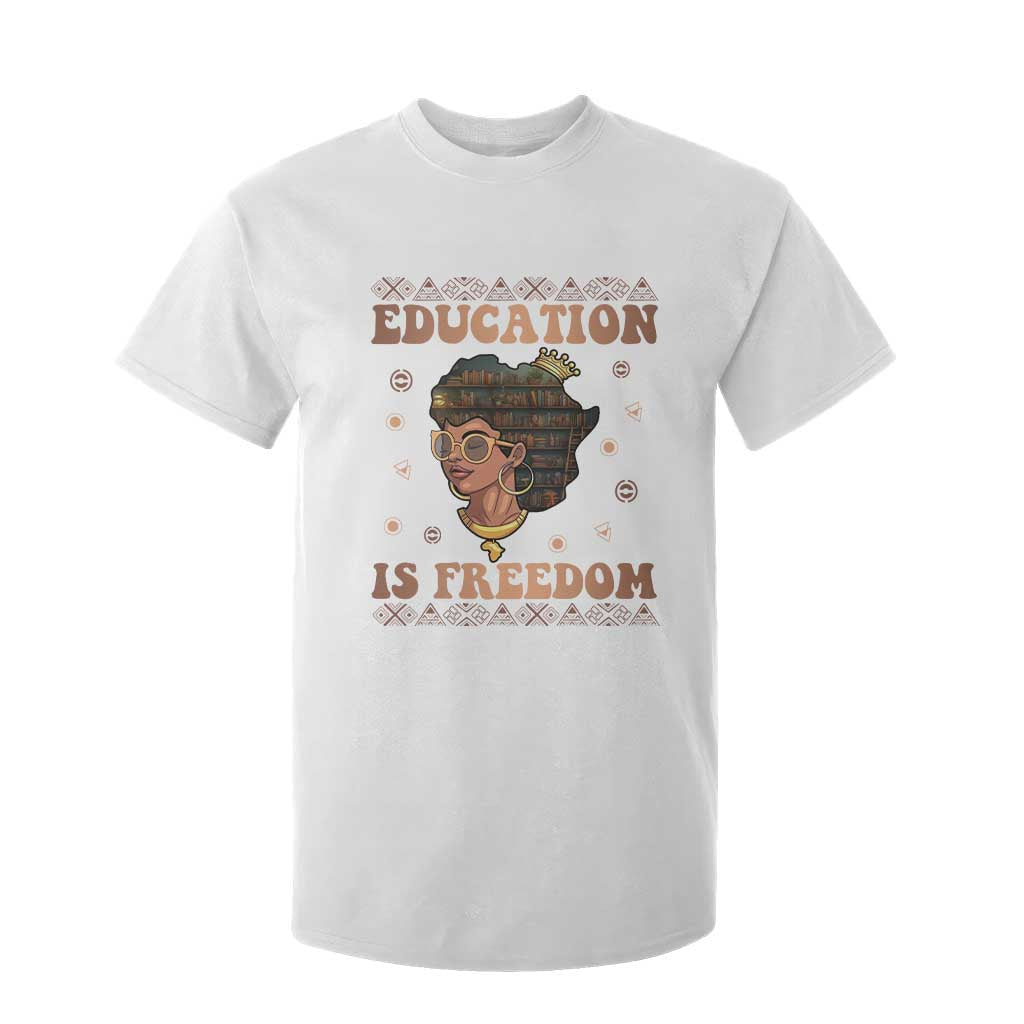 Black Teacher T Shirt For Kid Education Is Freedom Black History