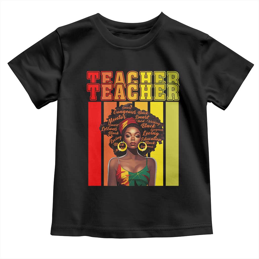 Black Teacher Baby Shirt Women African Americans School Educate