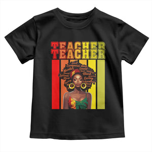 Black Teacher Baby Shirt Women African Americans School Educate